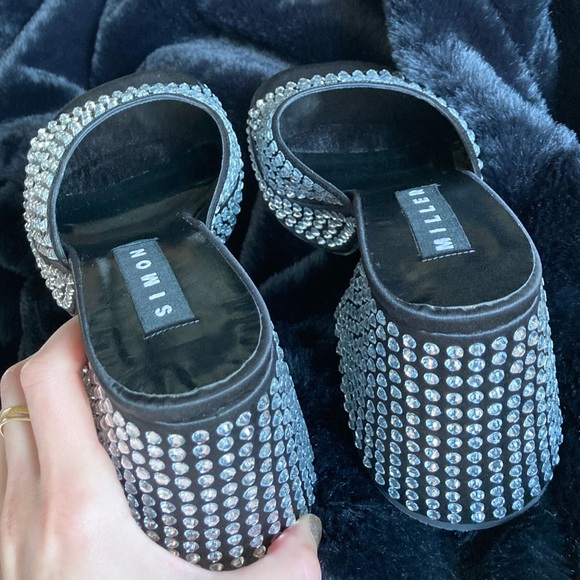 Simon Miller Crystal Slice Platform Mule Sandals - Picture 8 of 16